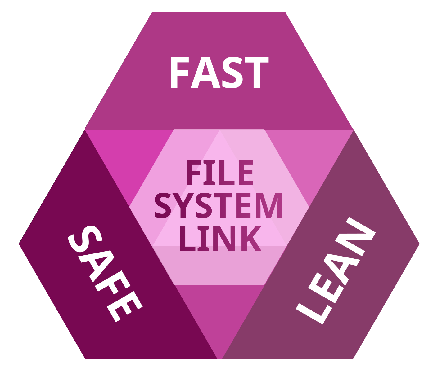 Paragon File System Link: snabb, säker, resurssnål. Välj alla tre.