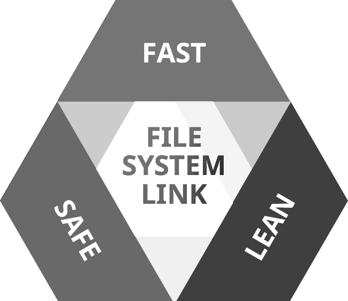 Paragon File System Link: Fast, Safe, Lean. Pick all three.