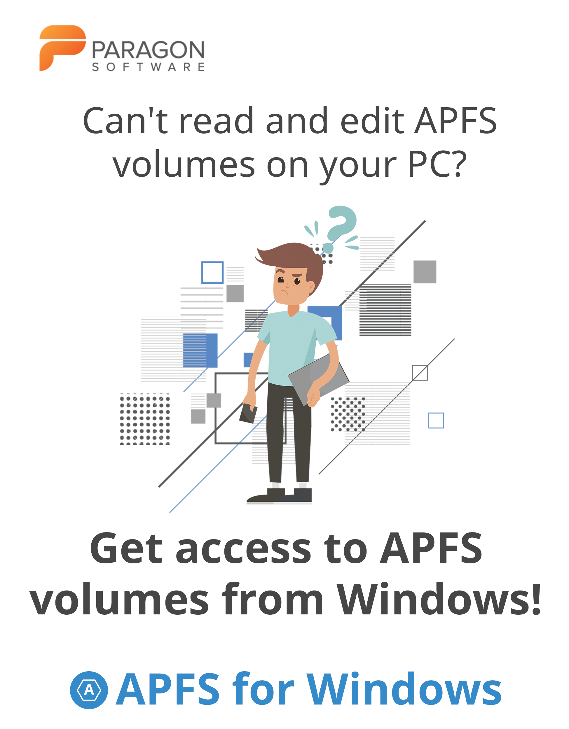 APFS for Windows by Paragon Software, 3 PC license