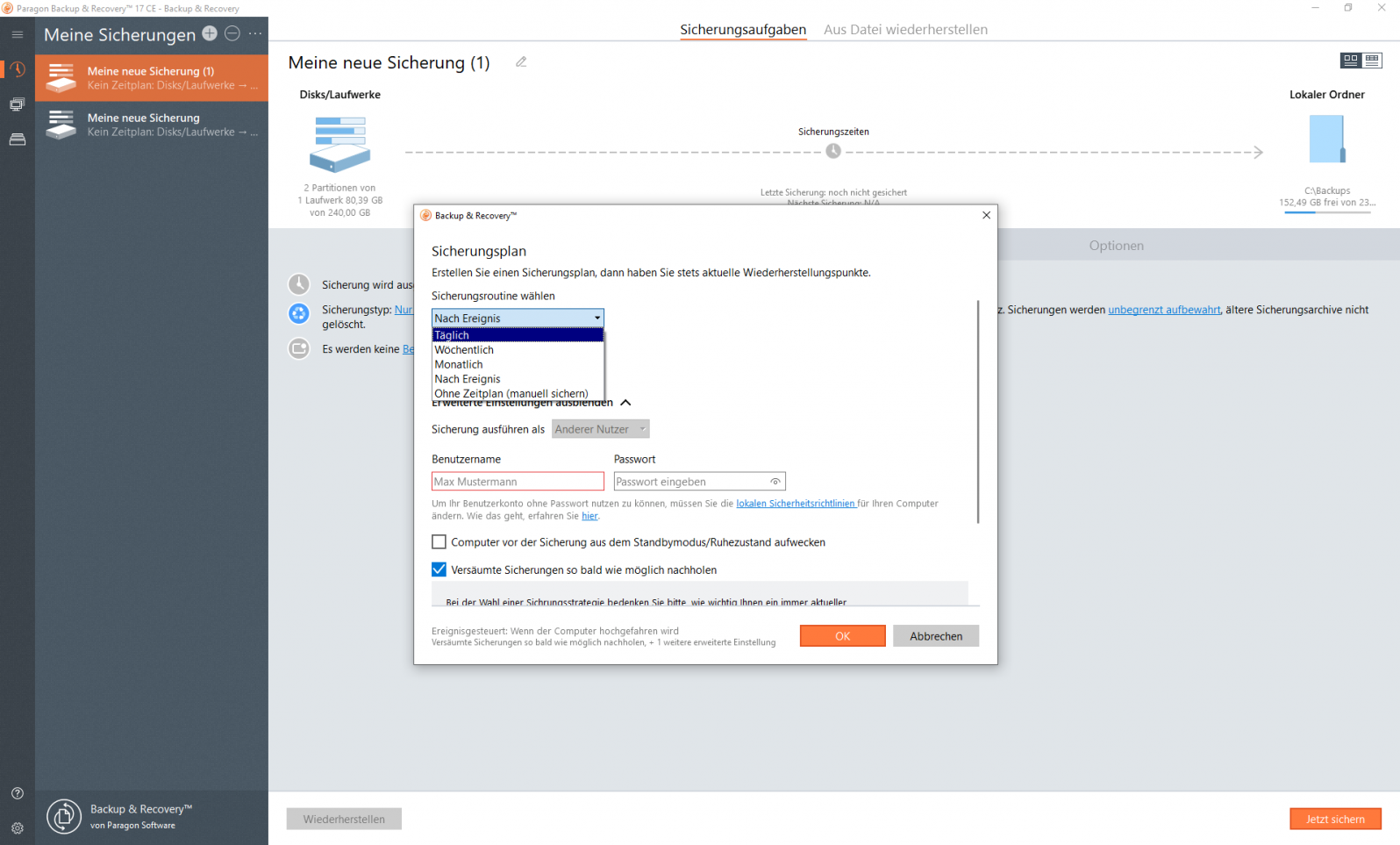 paragon backup & recovery community edition 64 bit