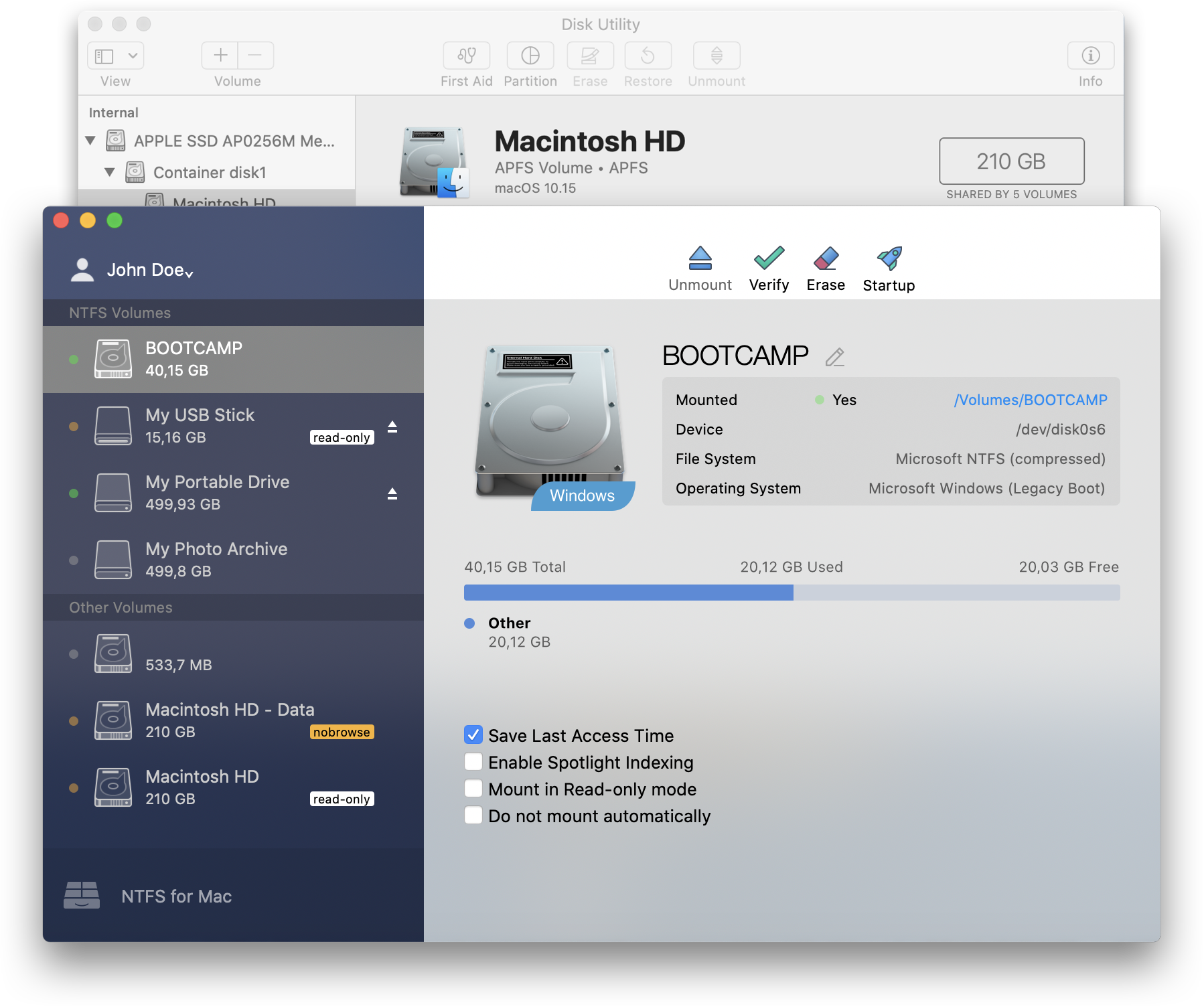 tried to erase a mac drive got could not unmount disk