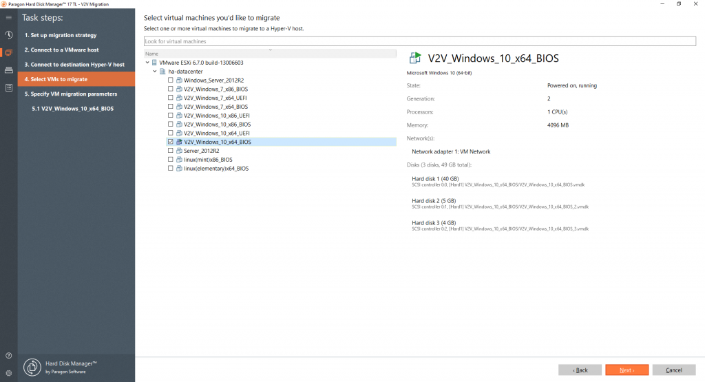 Connecting to virtual disks