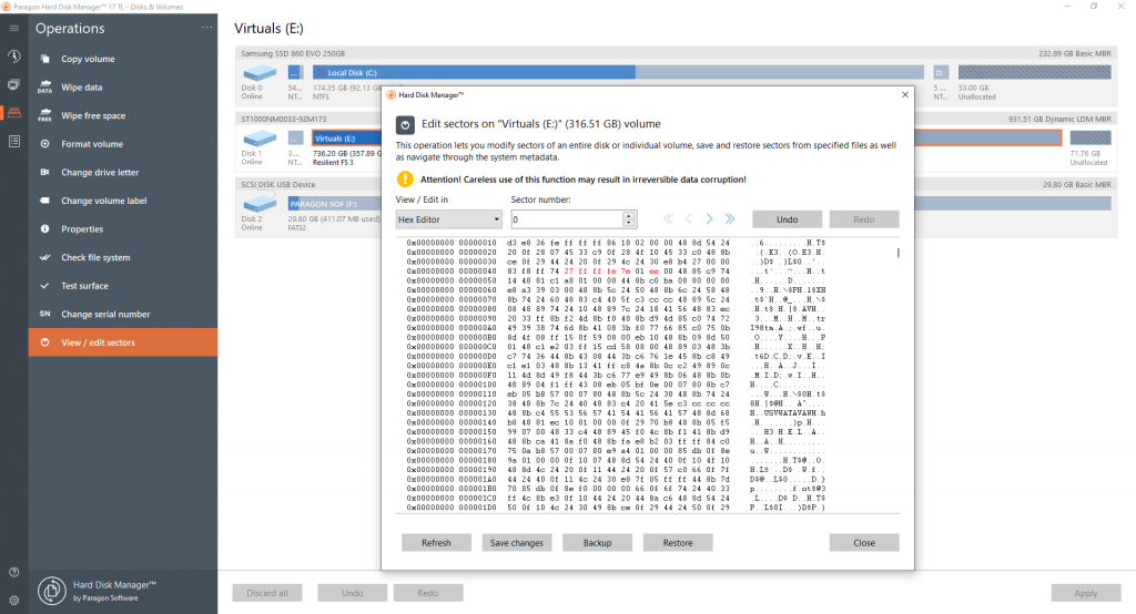 Hard Disk Manager is an universal software