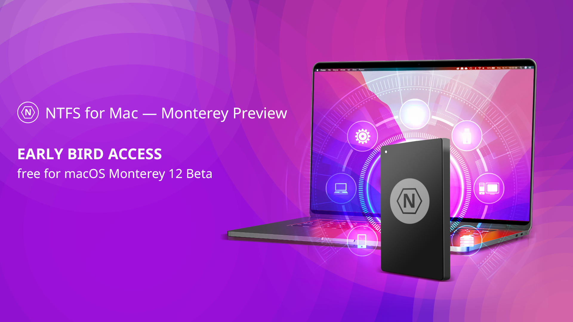 Monterey Preview FREE EARLY BIRD Access To NTFS For Mac With New MacOS 